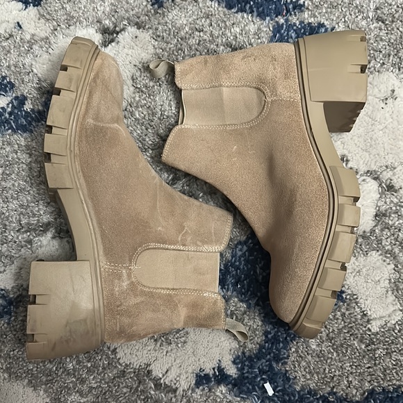 Steve Madden Howler Tan Boots Size 8 - Picture 2 of 5